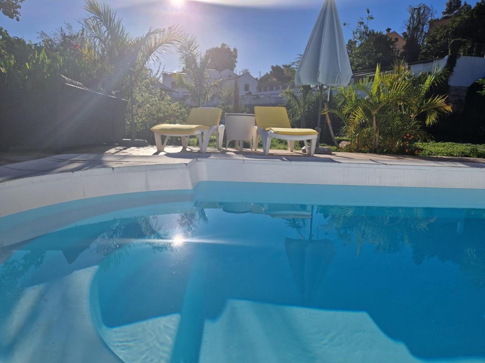 Villa Casa Con Piscina, High-Speed Wi-Fi Y Vistas Santa Brígida Exterior foto